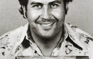pablo escobar foto mug shot dea retrato
